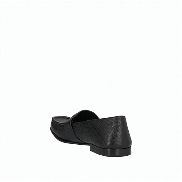 Fendi Refined Deer Leather Loafers With Metal Logo Detail - NWT
